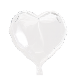 Hisab Joker Foil Ballon Heart White