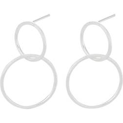 Pernille Corydon Double Earrings - Silver