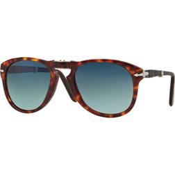 Persol Folding Sunglasses - Havana/Blue Gradient