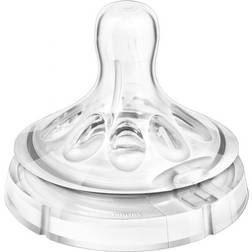 Philips Avent Natural Teat Medium Flow Anti-Colic 3m+ 2-pack