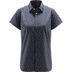 Haglöfs Idun SS Shirt Women - Dense Blue Flower