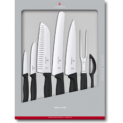 Victorinox Swiss Classic 6.7133.7G Skalkniv, Santokukniv, Brödkniv, Förskärare, Tomatkniv