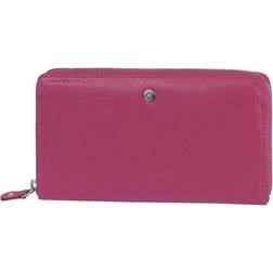 Greenburry Spongy Nappa Leather Ladies Wallet - Fuchsia