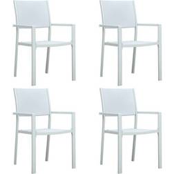 vidaXL 47888 4-pack Silla de jardín para comedor