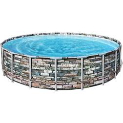 Bestway Power Steel Round Pool Set Ø6.10x1.32m