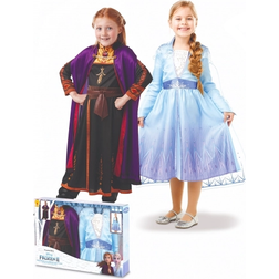 Rubies Frozen Disfraz Infantil Pack Disfraces Elsa y Anna Frozen II 7-8 años