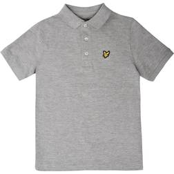 Lyle & Scott Kid's Plain Polo Shirt - Grey Heather (LSC0145Z86)