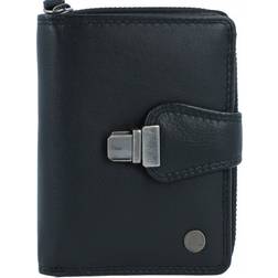 Greenburry Spongy Nappa Leather Wallet - Black