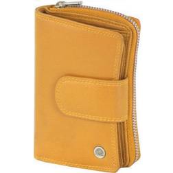 Greenburry Spongy Nappa Leather Wallet - Yellow