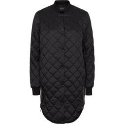 Vero Moda Quilted Jacket - Black/Black