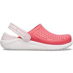 Crocs Kid's Literide Clog - Poppy/White