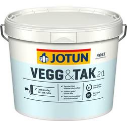Jotun - Takfärg, Väggfärg Vit 9L