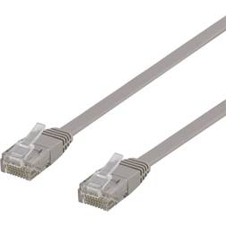 Deltaco Flat U/UTP Cat6 RJ45 2m