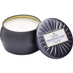 Voluspa Makassar Ebony & Peach Petit Tin Doftljus 127g