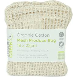 A Slice of Green Organic Cotton Mesh Produce Bag Small - Nature