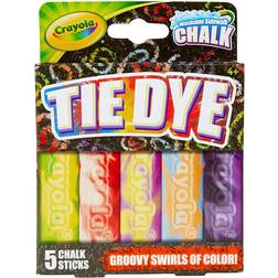 Crayola Tie Dye Washable Sidewalk Chalk 5pcs