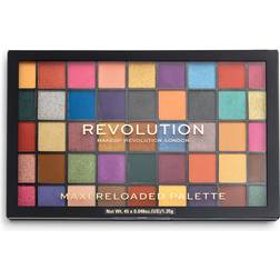 Revolution Beauty Makeup Maxi Reloaded Palette puuterimaisia luomivärejä sisältävä paletti sävy Dream Big 45x1.35 g