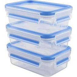 EMSA Clip & Close Blue Contenitore per cibo 3pcs 0.55L
