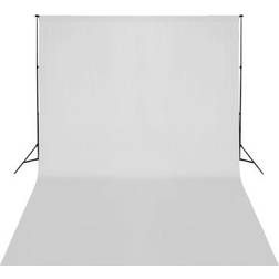 vidaXL Support de fond studio photo avec blanc 500x300 cm