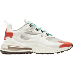 Nike Air Max 270 React W - Light Beige Chalk/Summit White/Team Orange/Platinum Tint