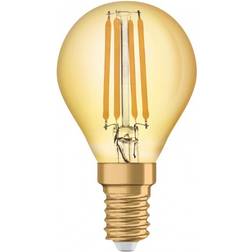 LEDVANCE OSRAM goccia LED E14 4W Vintage Classic P oro