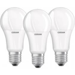 LEDVANCE OSRAM Ampoule LED E27 14W, blanc chaud, kit de 3