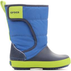 Crocs Kid's LodgePoint Snow Boot - Blue Jean/Navy