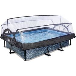 Exit Toys Zwembad 300x200x65cm (12v) Grijs