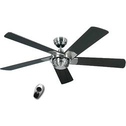 CasaFan Ventilateur De Plafond 9513265 Rotary 132 Wenge / Satin Chrome