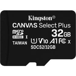 Kingston Canvas Select Plus microSDHC Class 10 UHS-I U1 V10 A1 100MB/s 32GB