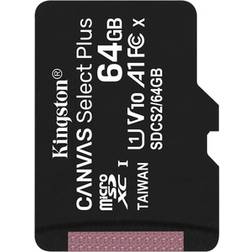 Kingston Canvas Select Plus microSDXC Class 10 UHS-I U1 V10 A1 100MB/s 64GB