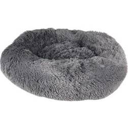 Flamingo Donut Fluffy Dog Bed