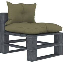 vidaXL Pallet Middle Modulsoffa
