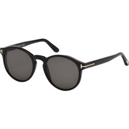 Tom Ford FT0591 IAN-02 01A Occhiali da Sole Neri per Uomo