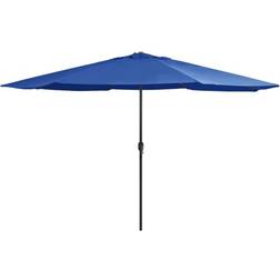 vidaXL Parasol Met Metalen Paal 390 cm 400cm