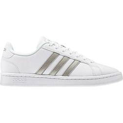 Adidas Grand Court W - Cloud White/Platinum Metallic