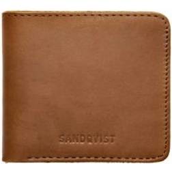 Sandqvist Bill Leather Bi-Fold Wallet - Cognac Brown