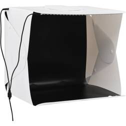 vidaXL Folding LED Photo Studio Light Box 40x34x37cm