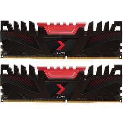 PNY Mémoire PC DDR4 2666, 2KIT, AXR 16 Go (MD16GK2D4266616XR)