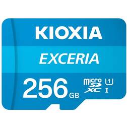 Kioxia Exceria microSDXC Class 10 UHS-I U1 100MB/s 256GB