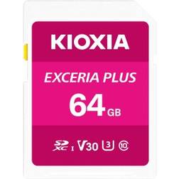 Kioxia EXCERIA PLUS Carte SDXC 64 GB UHS-I, v30 Video Speed Class