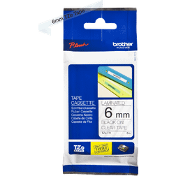 Brother P-Touch Labelling Tape Black on Clear