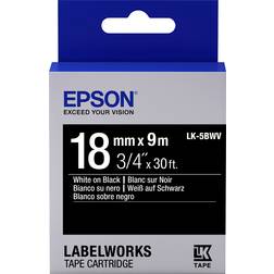 Epson LabelWorks White on Black