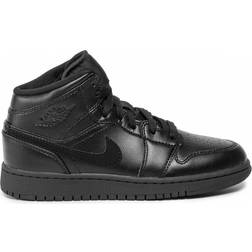 NIKE Air Jordan 1 Mid GS - Black