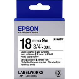 Epson LabelWorks Black on White