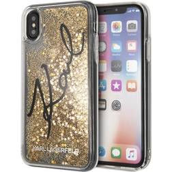 Karl Lagerfeld Liquid Glitter Case for iPhone X/XS