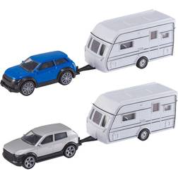 Teamsterz Car with Caravan 25cm