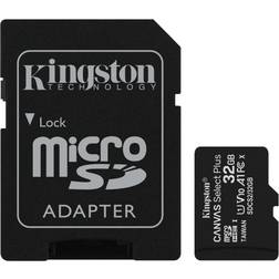 Kingston SDCS2/32GB-2P1A Canvas Select Plus microSDCard Class 10 (2x cards,SD Adaptateur)