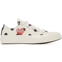 Comme des Garçons Basket Converse Low Noir À Pois