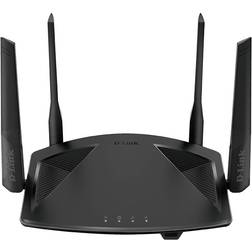 D-Link EXO AX1800 Wi-Fi 6 Router With Gigabit Ethernet Ports 1024 QAM OFDMA Firewall Parental Controls And MU-MIMO